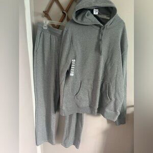 NWT Denver Hayes track suit coordinating grey hoodie straight leg track pants 2X